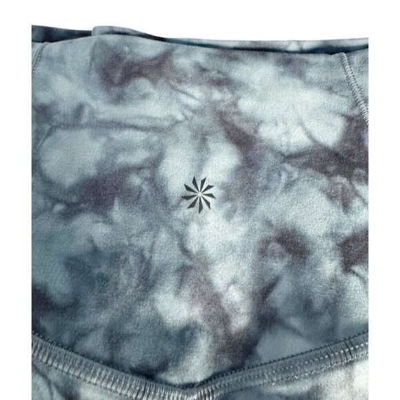Athleta Women’s XS Salutation Stash Pocket II  7/8 Teal Green Tie Dye Leggings - Picture 6 of 8
